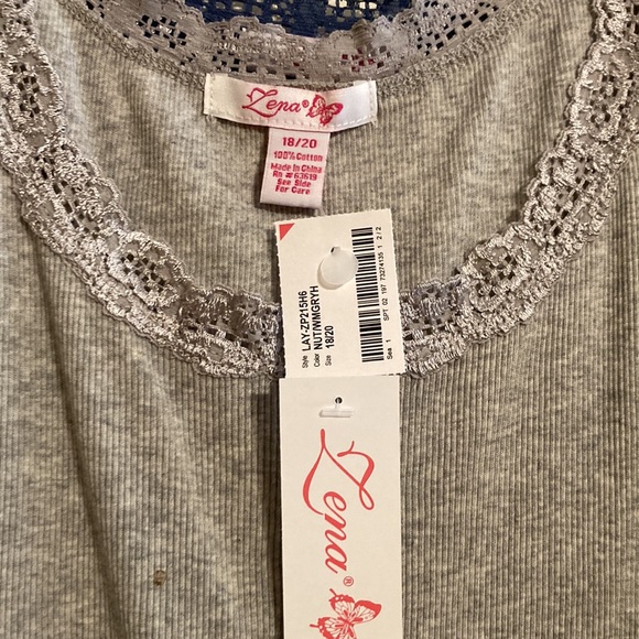 - Zena - - gray tank top NWT - Picture 2 of 3